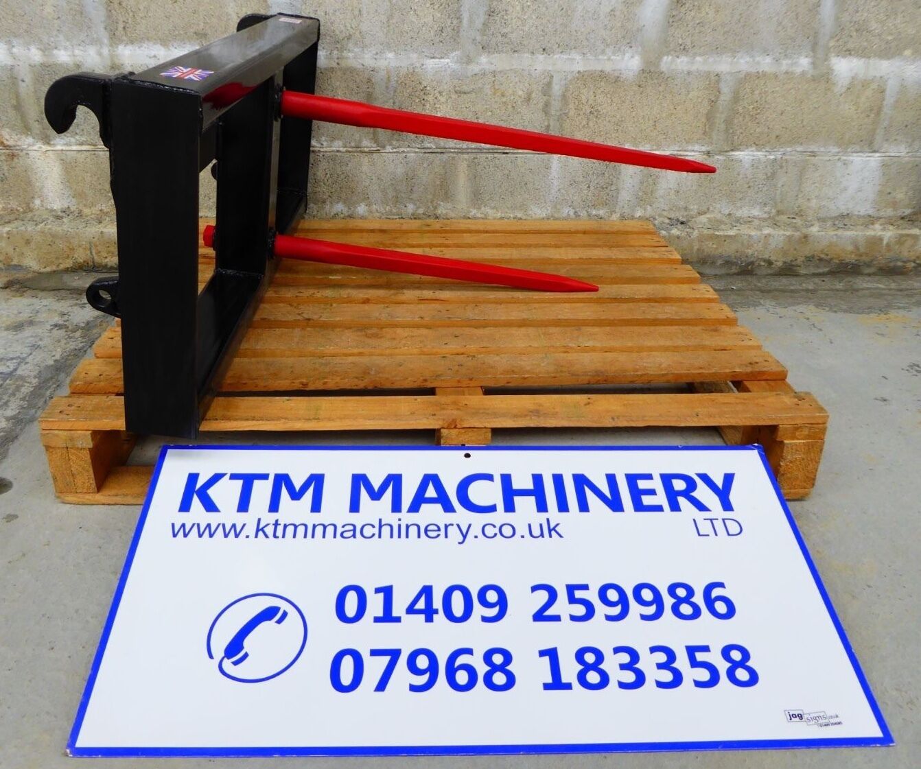 Variation-of-KTM-Machinery-Tractor-Bale-Spikes-Euro-8-Bracket-232956700027-9bf3